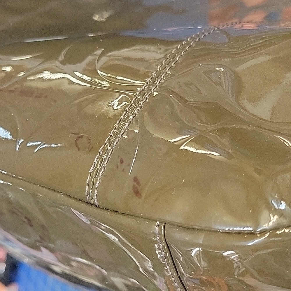 Coach Sage Patent Leather Tote Bag Preloved - Picture 16 of 16